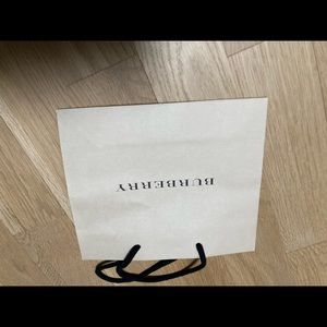 Burberry gift bag
